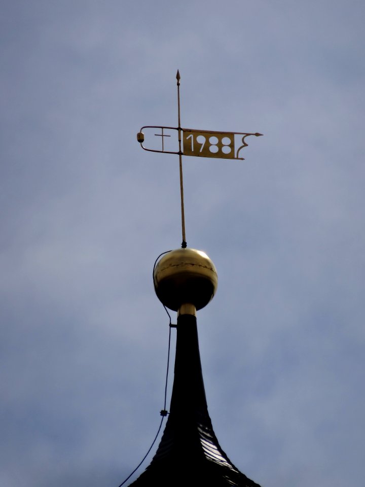 Weather vane church Marktgölitz