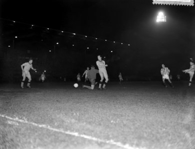 Wedstrijd om de Europabeker Wismut tegen Young Boys 1-2 het Olympischstadion te , Bestanddeelnr 910-2563