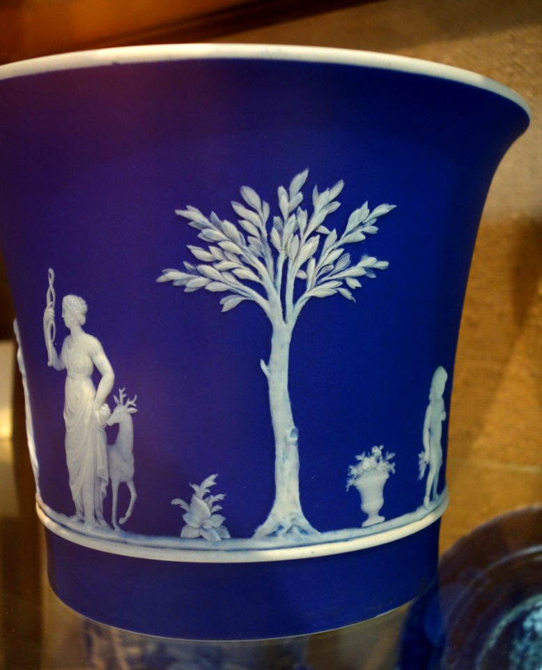 Wedgwood jasperware, view 2 - Joseph Allen Skinner Museum - DSC07910