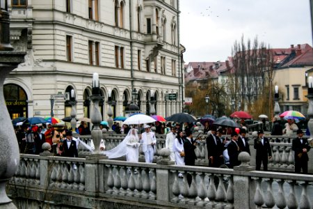 Wedding in Ljubljana at the Carnival