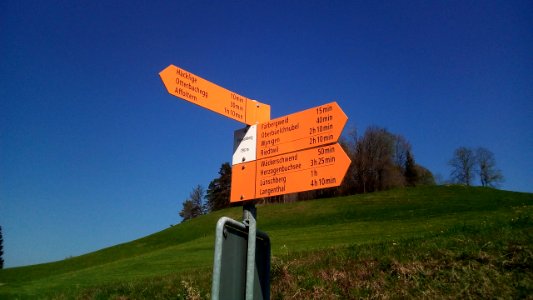 Wegweiser Wynigen Friesenberg