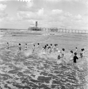 Wedren naar zee op Scheveningen, Bestanddeelnr 912-4968