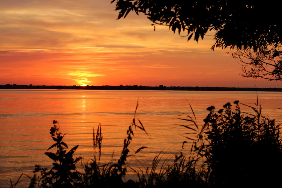 River evening west