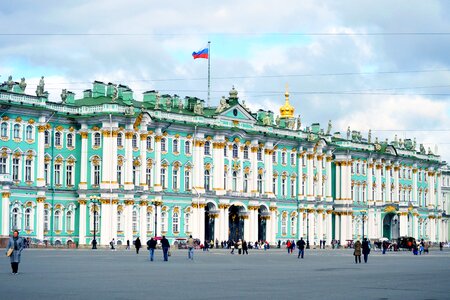Petersburg russia palace photo