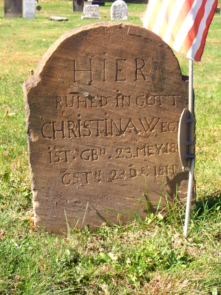 Wegl (Christina), Brush Creek Cemetery, 2015-10-26, 01