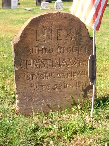 Wegl (Christina), Brush Creek Cemetery, 2015-10-26, 01