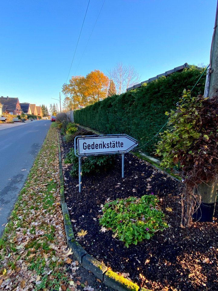Wegweiser Gedenkstätte