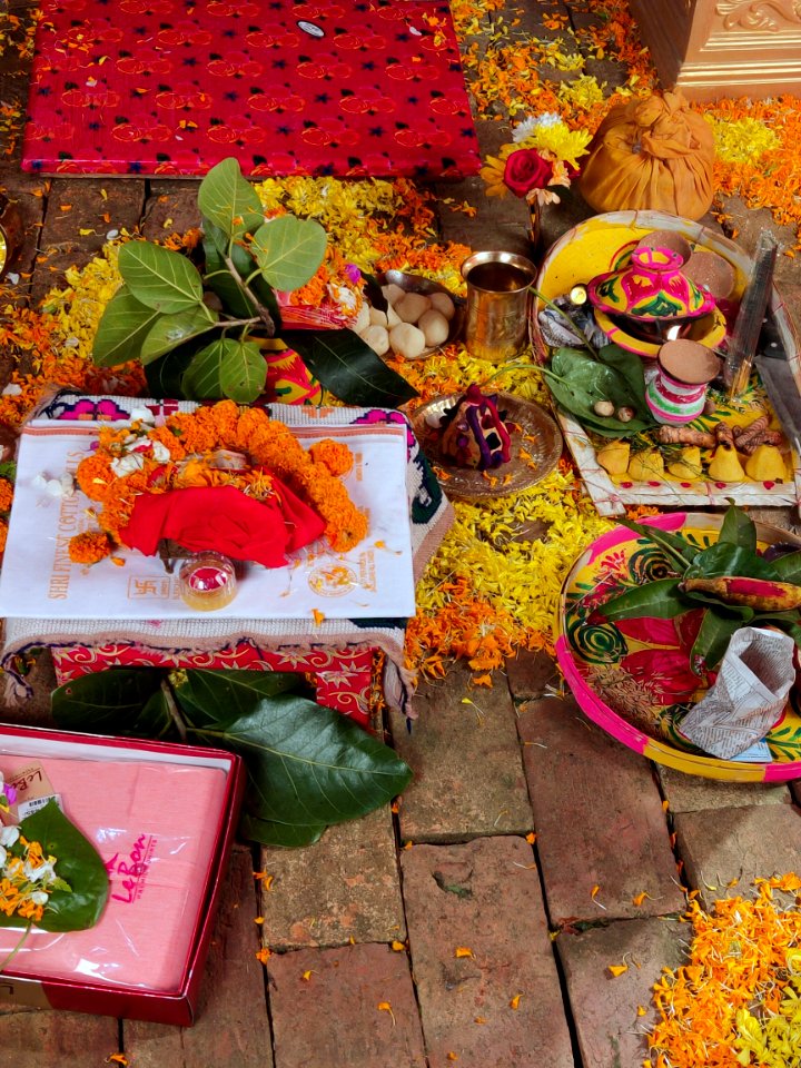 Wedding Arrangement (Bengali Hindu Wedding Ceremony)