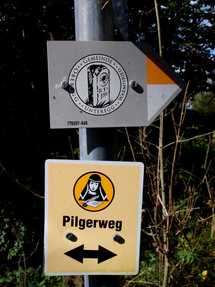 Wegschild Binkenhofen