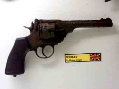 Webley 11,55mm 6 rounds, Musée Somme 1916, pic-030