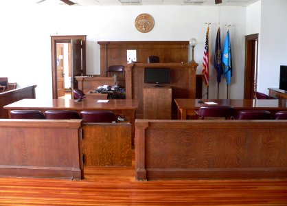 Webster County, Nebraska courthouse courtroom 1