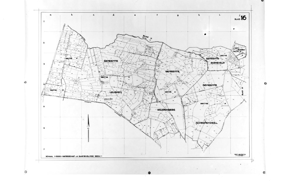 Waterschappen, overzichtskaarten, Barneveldse Beek, Bestanddeelnr 253-6955