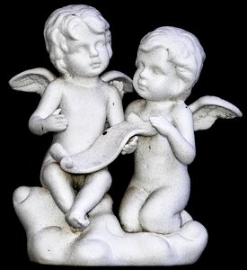 Sitting ceramic sculpture
