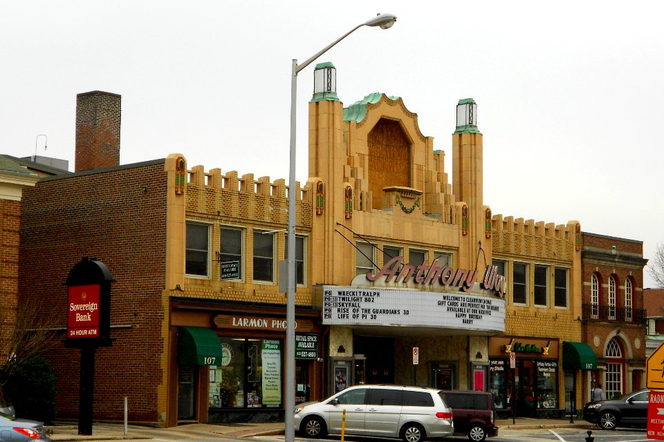 Wayne Theater from SW Wayne PA