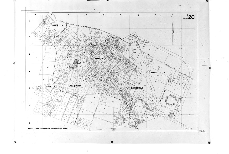 Waterschappen, overzichtskaarten, Barneveldse Beek, Bestanddeelnr 253-6952