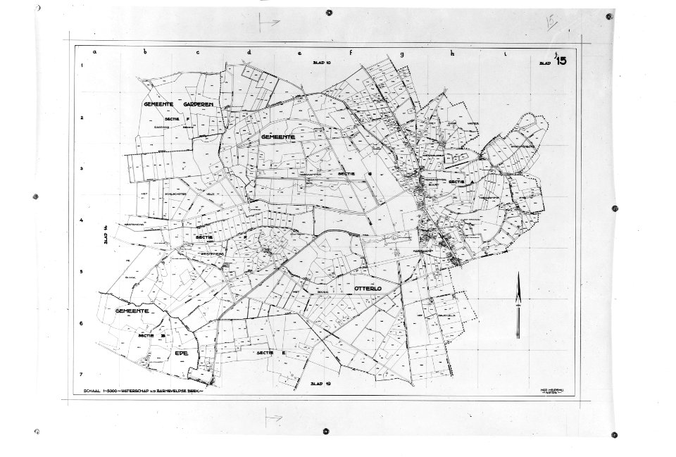 Waterschappen, overzichtskaarten, Barneveldse Beek, Bestanddeelnr 253-6951