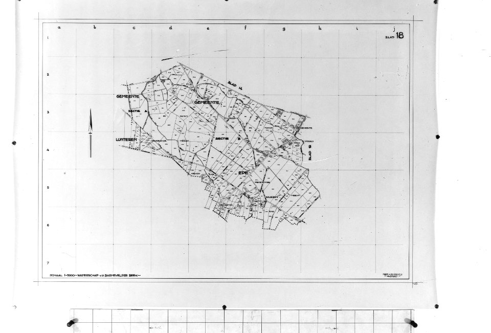 Waterschappen, overzichtskaarten, Barneveldse Beek, Bestanddeelnr 253-6947