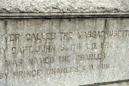 Watertown Bridge inscription, 1 of 2 - Watertown, Mass - DSC07422