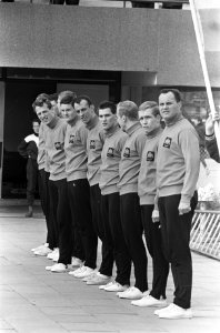 Waterpolo Nederland tegen Rusland, Russisch polo-zevental, Bestanddeelnr 920-2825