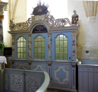 Wegekirche St. Katharinen Trent Patronatsstuhl 1