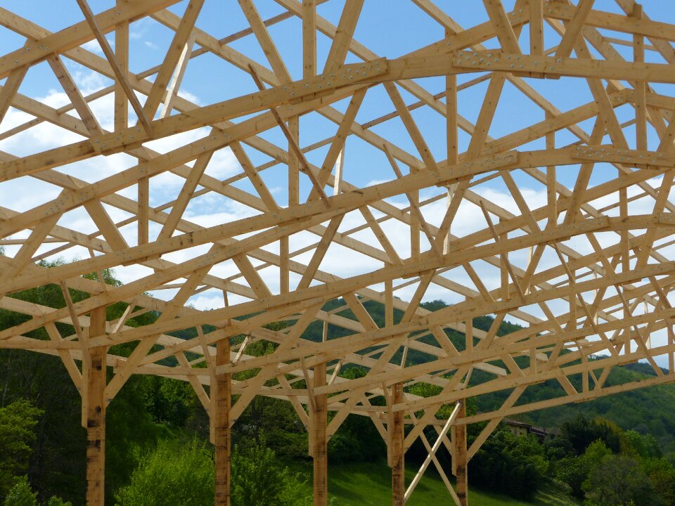 Farm architecture sky