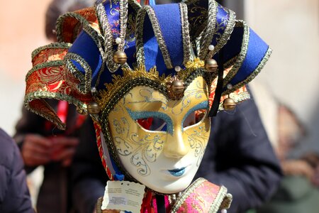 Masquerade disguise venetian photo