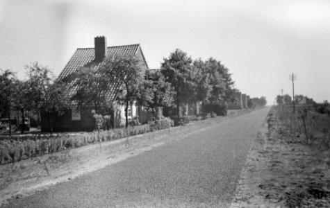 Wegen, huizen, bomen, Bestanddeelnr 251-3306