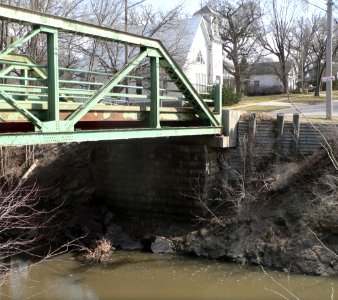 Weeping Water, Nebraska Randolph St bridge S abutment 1