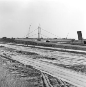Wegen, werkzaamheden, zandbanen, europaweg, Bestanddeelnr 167-1156