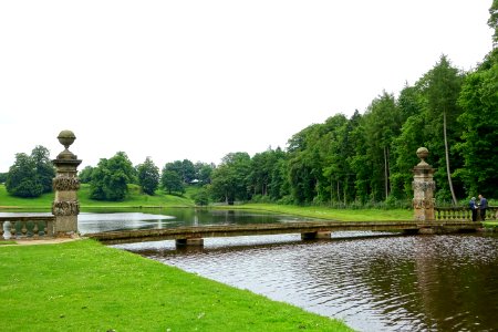 Weir walkway - Studley Royal Park - North Yorkshire, England - DSC00786