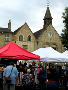 Weekday market, Bury St Edmunds photo