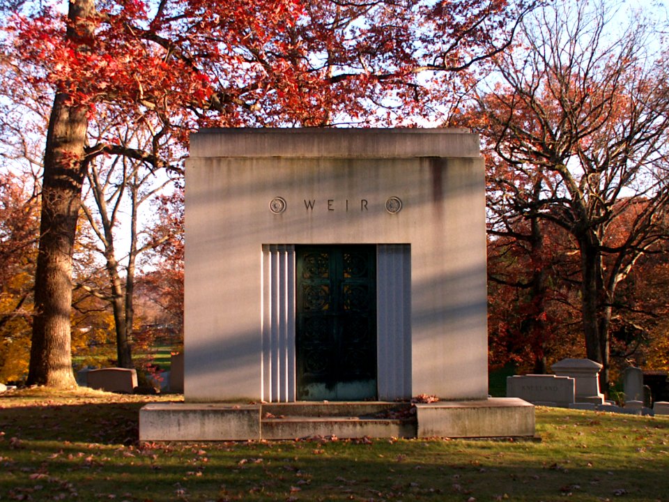 Weir mausoleum, Homewood Cemetery, 2020-11-10, 02