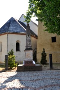 Weilmünster, Rathausplatz , Denkmal 1870 71