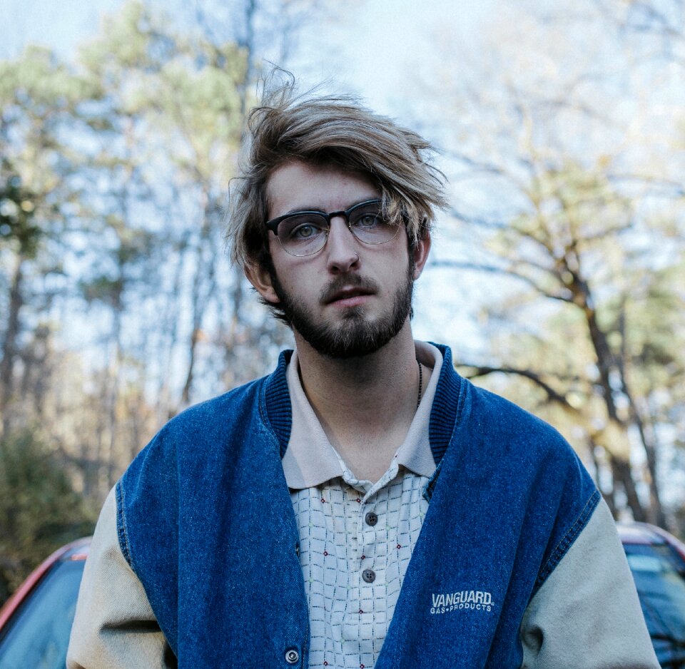 Fashion model eyeglasses