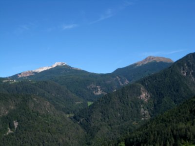 Weisshorn & Schwarzhorn as seen from Truden