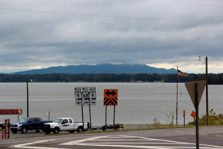 Weiss Lake viewed from Cedar Bluff, Alabama