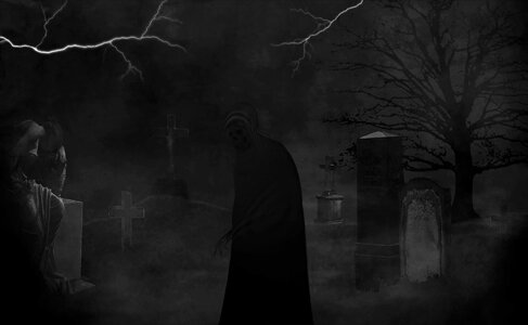 Creepy scary fear