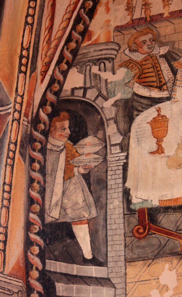 Weißbriach - Katholische Kirche - Gastmahl des Herodes - detail