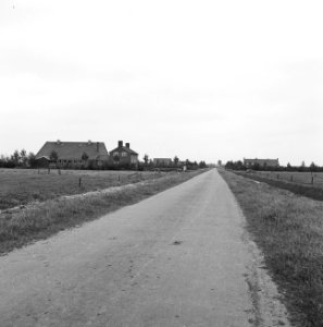 Wegaanleg bij Papesteeg (ruilverkaveling Maas en Waal), Bestanddeelnr 161-0759
