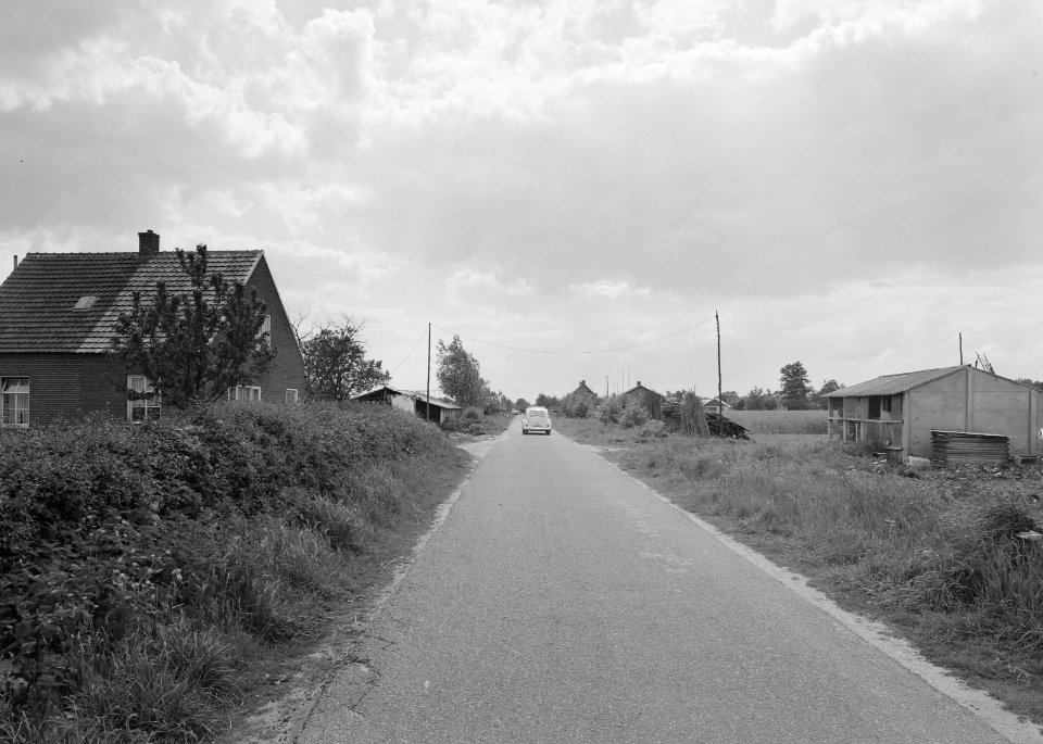 Wegaanleg te Noord-Hank bij Wanroij, Bestanddeelnr 161-1322