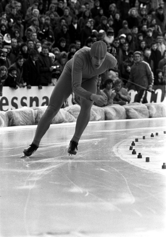 Wedstrijden om Zilveren Schaats voor profschaatsers te Den Haag , Ard Schenk in , Bestanddeelnr 926-2421