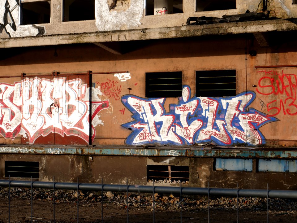 Wehrmachtsspeicher with graffiti 03