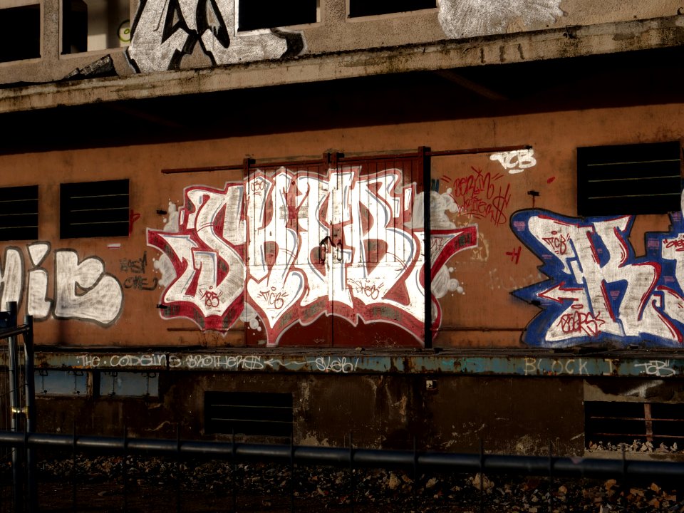 Wehrmachtsspeicher with graffiti 02