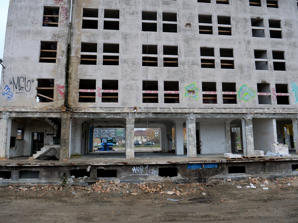 Wehrmachtsspeicher during reconstruction on 2019-11-21 05