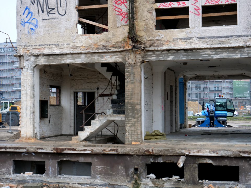 Wehrmachtsspeicher during reconstruction on 2019-11-21 02