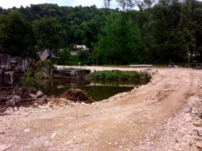 Wehr Willibaldsbrücke Eichstätt -Abbau 2016-05-29 (09)