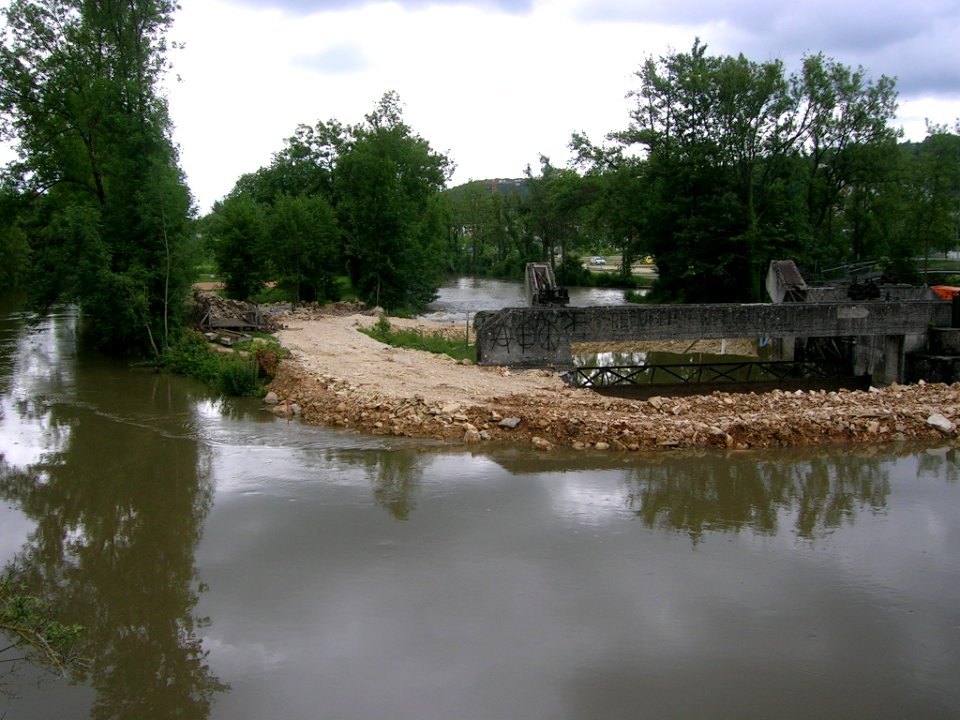 Wehr Willibaldsbrücke Eichstätt -Abbau 2016-06-19 (01)