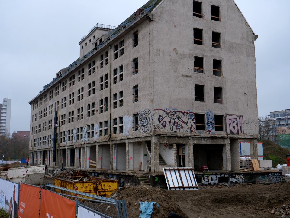 Wehrmachtsspeicher during reconstruction on 2019-11-21 09