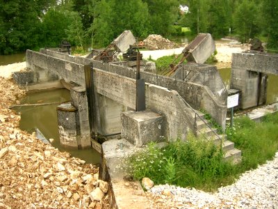 Wehr Willibaldsbrücke Eichstätt -Abbau 2016-06-19 (05)