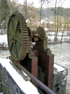 Wehr Willibaldsbrücke Eichstätt -Detail 2013-02-10 (1)